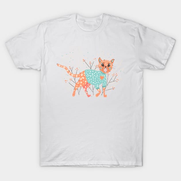 Cozy Meow T-Shirt by fernandaschallen